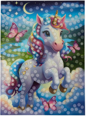 Аппликация из пайеток и страз «Единорог» - Фото 2