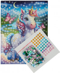 Аппликация из пайеток и страз «Единорог» - Фото 3