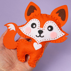 Набор для шитья игрушки из фетра «Лисичка» - Фото 7
