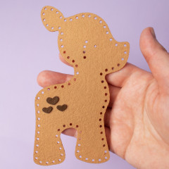 Набор для шитья игрушки из фетра «Олененок» - Фото 8