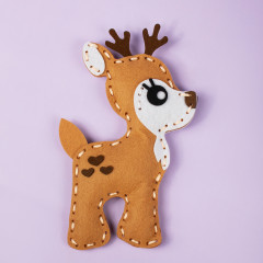 Набор для шитья игрушки из фетра «Олененок» - Фото 10