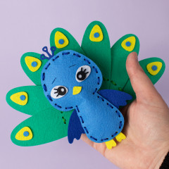 Набор для шитья из фетра «Павлин» - Фото 6