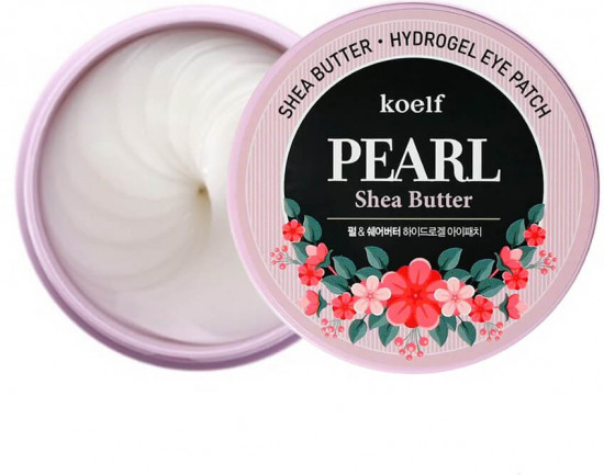 Гидрогелевые патчи для глаз с маслом ши и жемчугом «Koelf Pearl & Shea Butter Eye Patch»