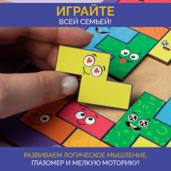 Тетрис деревянный детский - Фото 1