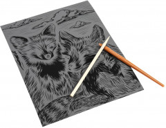 Гравюра «Лисы» - Фото 1