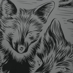 Гравюра «Лисы» - Фото 3