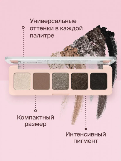 Палетка теней для век «Symbolism of colors», оттенок Pearl & stone