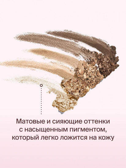 Палетка теней для век «Symbolism of colors», оттенок Marble & chocolate