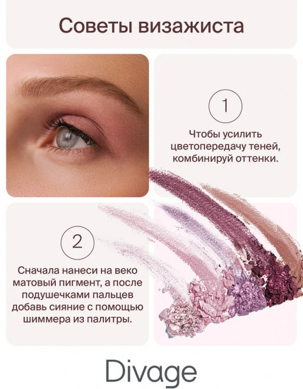Палетка теней для век «Symbolism of colors», оттенок Ladies & berries
