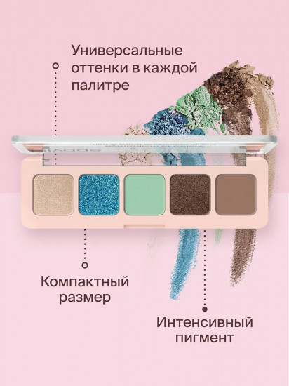 Палетка теней для век «Symbolism of colors», оттенок Mint & wood