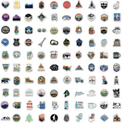 Набор наклеек-стикеров «Путешественник» - Фото 1