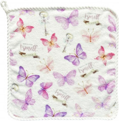 Сувенирное мини-полотенце в подарочной коробке «Бабочки» - Фото 2