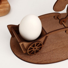 Подставка «Пасхальный кролик с тачкой» - Фото 1