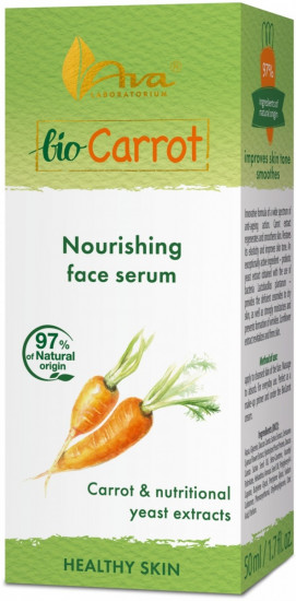 Сыворотка для сухой кожи лица с экстрактом моркови «Bio Carrot Nourishing Face Serum»