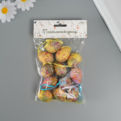 Украшение подвесное пасхальное «Яйцо: петушок с цыплятами» - Фото 3