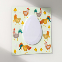 Магнит на холодильник с блоком для записей «Курица или яйцо?» - Фото 4