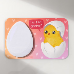 Магнит на холодильник с блоком для записей «Ты там скоро?» - Фото 3