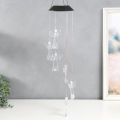 Музыка ветра с подсветкой от солнечной батареи «Ангелы» - Фото 1