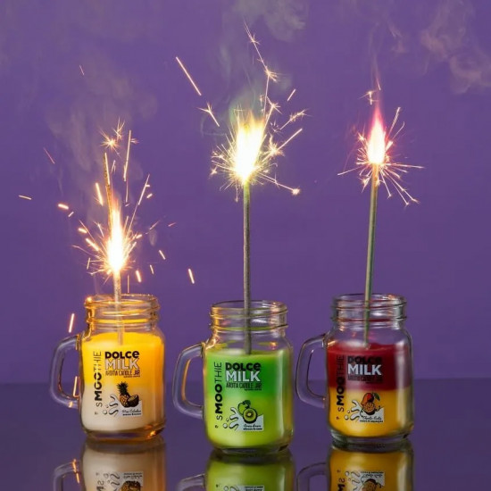 Свеча-смузи ароматическая Smoothie «Малина и лайм»