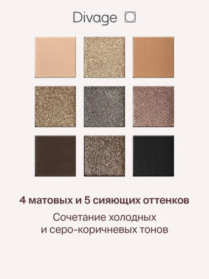 Палетка теней для век «Easy Nude», оттенок Smokey