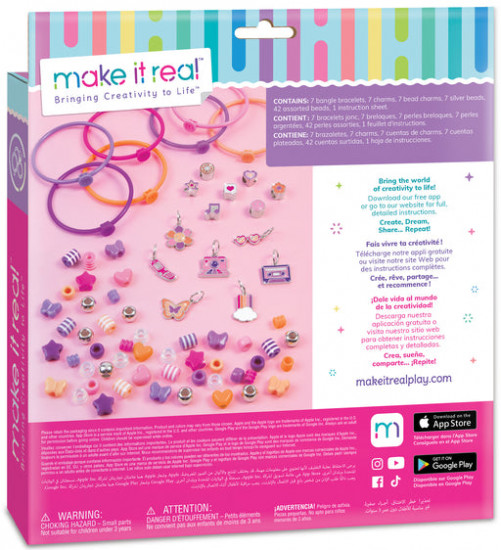 Набор для создания браслетов «Fashion Beaded Bangle Bracelets doll»