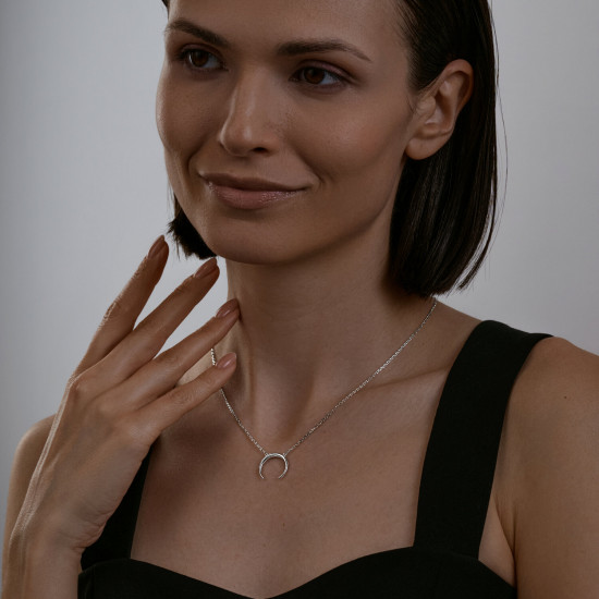 Колье из серебра