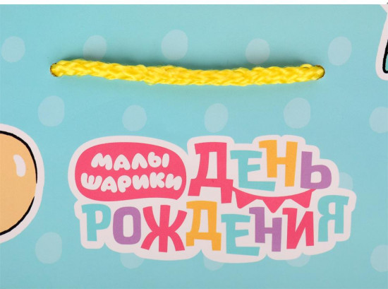 Пакет подарочный «Малышарики. День рождения»