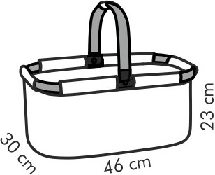 Корзина для покупок складная «Shop»