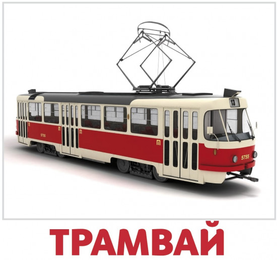 Набор из 20 карточек «Транспорт»