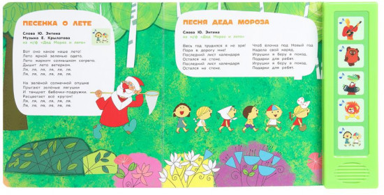 Книга музыкальная «Песенки любимых героев»