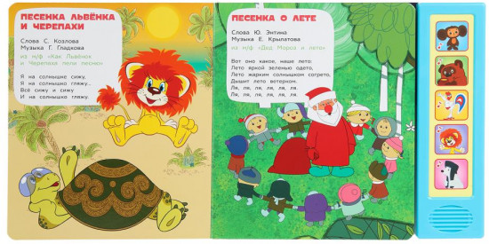 Книга музыкальная «Мульт-песенки детства»