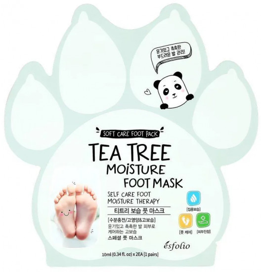 Маска-носочки для ног с экстрактом чайного дерева увлажняющая «Tea Tree Moisture Foot Mask»