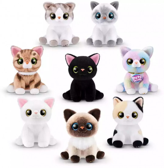 Плюшевый сюрприз-котенок с аксессуарами и звуковыми эффектами «Smitten Kittens»