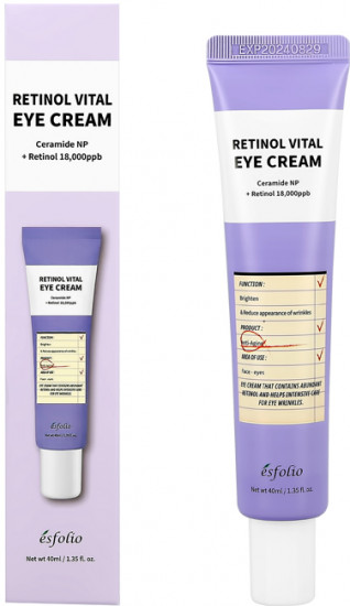 Крем для контура глаз разглаживающий «Retinol Vital Eye Cream»