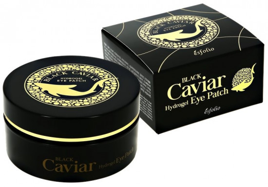 Патчи для глаз гидрогелевые с экстрактом черной икры «Black Caviar»