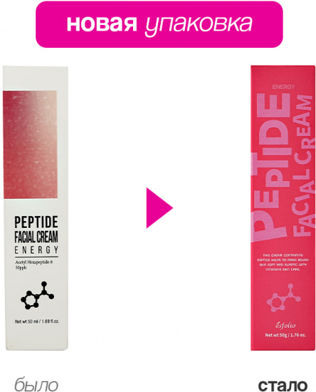 Крем для лица с пептидами восстанавливающий «Peptide Facial Cream Energy»