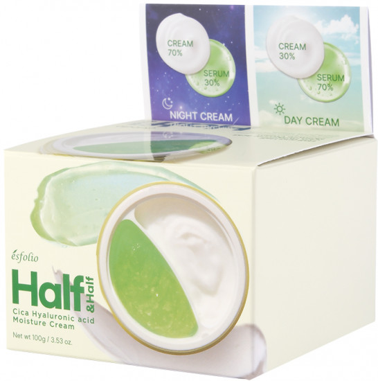 Крем для лица с гиалуроновой кислотой увлажняющий «Half & Half»