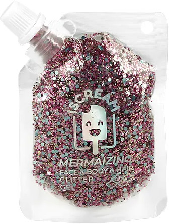 Глиттер-гель для лица, тела и волос «Mermazing», оттенок 06 Magic