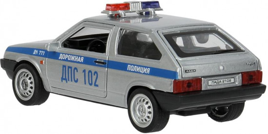 Модель металлическая «Lada-2108 «Спутник». Полиция»