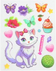 Картина наклейками «Кошечка» - Фото 4