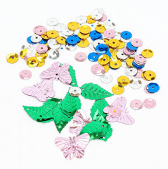 Аппликация пайетками 3D «Енотик» - Фото 5