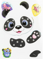 Аппликация пайетками 3D «Панда» - Фото 3