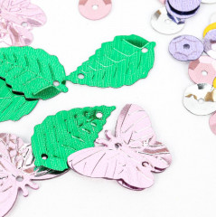 Аппликация пайетками 3D «Панда» - Фото 6