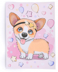 Аппликация из песка «Корги» - Фото 3