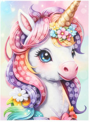 Аппликация из помпонов «Единорог» - Фото 2