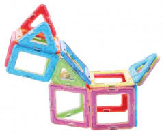 Конструктор магнитный «12 квадратов, 8 треугольников» - Фото 2