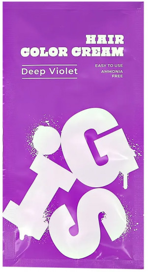 Крем для окрашивания волос тонирующий «Hair color cream», оттенок Deep Violet