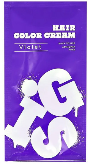 Крем для окрашивания волос тонирующий «Hair color cream», оттенок Violet
