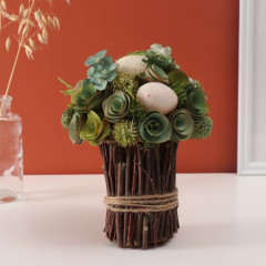 Декор пасхальный «Пасхальный букет» - Фото 2