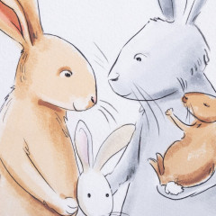 Полотенце «Зайчики» - Фото 2